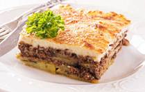 Traditional Greek Moussaka recipe (Moussaka with Bchamel)