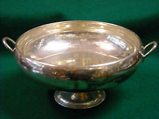 Excellent Silver (.925) Standing Bowl in Ancient Greek Style. Weight 254gr