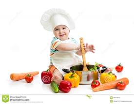 https://thumbs.dreamstime.com/z/baby-chef-toddler-healthy-food-vegetables-40470973.jpg